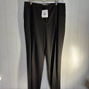 Ellen Tracy Dress Pants, Style E1E P002044z9 Color B03 Espresso Brown size 16 - Picture 1 of 6