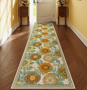 Lahome Sunflower Kitchen Runner Rug, 2x10 Washable Rug Runners for Hallway No... - Picture 1 of 8