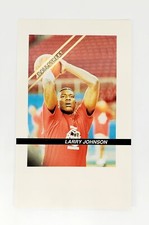 RARE PROMO UNCUT 1991 Ballstreet #8 Larry Johnson UNLV RUNNIN REBELS ROOKIE RC 