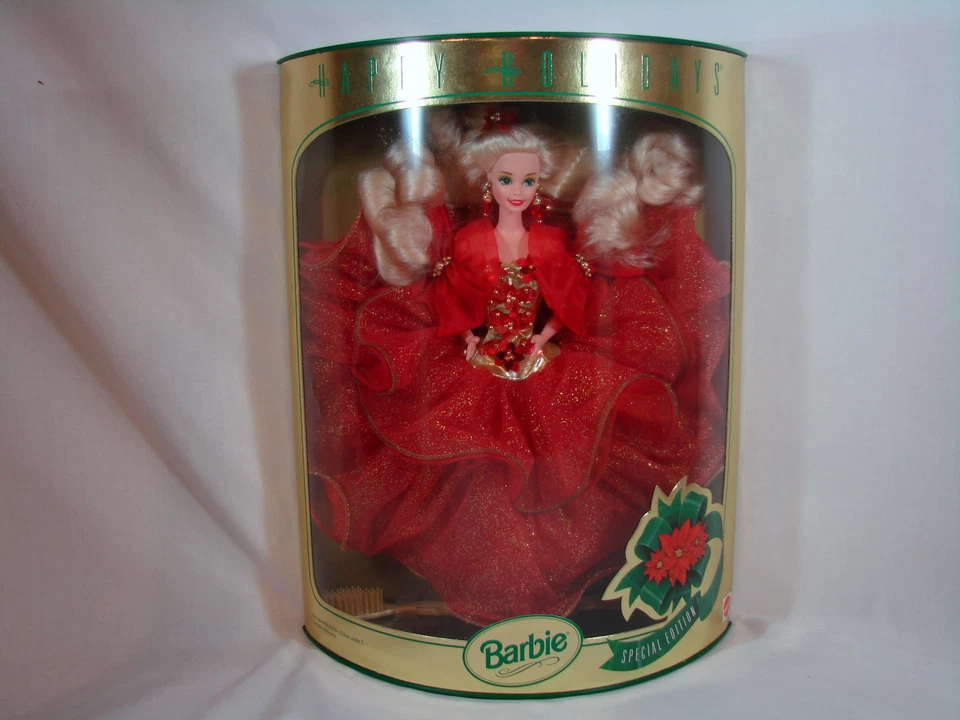 Mattel Vintage 1993 Happy Holidays Barbie Special Edition #10824