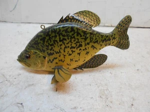 Señuelo de pesca vintage Crappie lanza 7" x 3-3/4 - Imagen 1 de 4