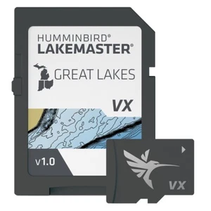Humminbird® LakeMaster® VX GREAT LAKES microSD™ Fish Finder Cartography Map Card - Picture 1 of 1