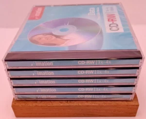 Neu Imation 5er-Pack CD-RW leere Discs 700 MB Datenspeicher wiederbeschreibbare Medien versiegelt - Bild 1 von 8