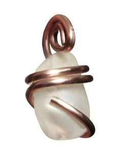 Real Crystals, Rainbow Moonstone Necklace, Crown Chakra Pendant, Empathy #12 - Picture 1 of 3