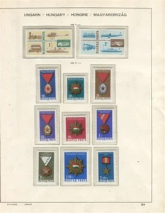 HUNGARY; 1965 early Medals Pictorial issue fine MINT SET - Picture 1 of 1