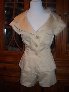 Marciano Women's Jacket & Shorts Set Sz. 4 & 2 - Picture 1 of 9