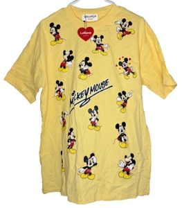 Lollipop Bangkok Mickey Mouse Printed L Yellow T-shirt - Picture 1 of 3