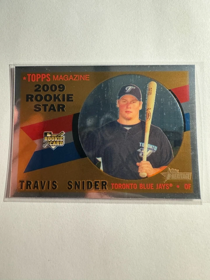 K203,856 - 2009 Topps Heritage Chrome #C82 Travis Snider #/1960 - Image 1 of 1