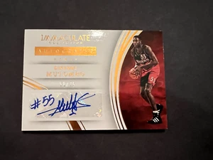 2015-16 Immaculate Dikembe Mutombo Auto /75 - Hawks Nuggets Rockets Great - Picture 1 of 6