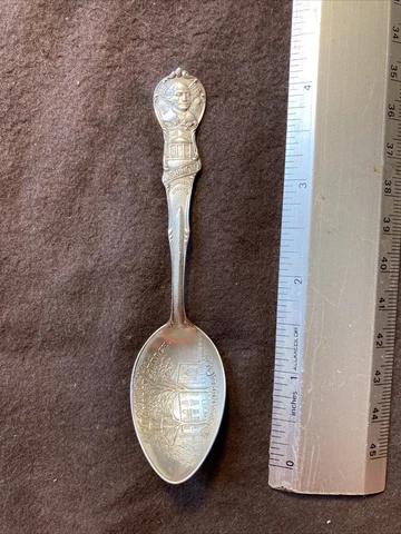 George Washington Sterling Spoon Alexandria White House Not Scrap vernon silver Cover