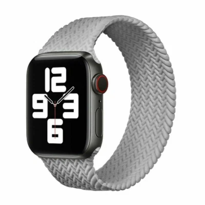 Correa de silicona con lazo de cinturón elástico solo para Apple Watch 6 SE 5 4 3 2 1 correa iWatch Foto 1 de 4