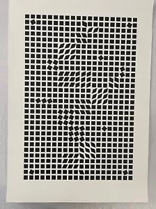 V. VASARELY,‘CENTAURI II,1965' MEGA RARE 2003 SERIGRAPH, LAST ONE!! - Picture 1 of 4