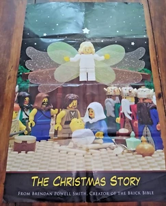 Lego Die Weihnachtsgeschichte Arche Noah Brendan Smith Poster 35" x 22" 2-seitig selten - Bild 1 von 5