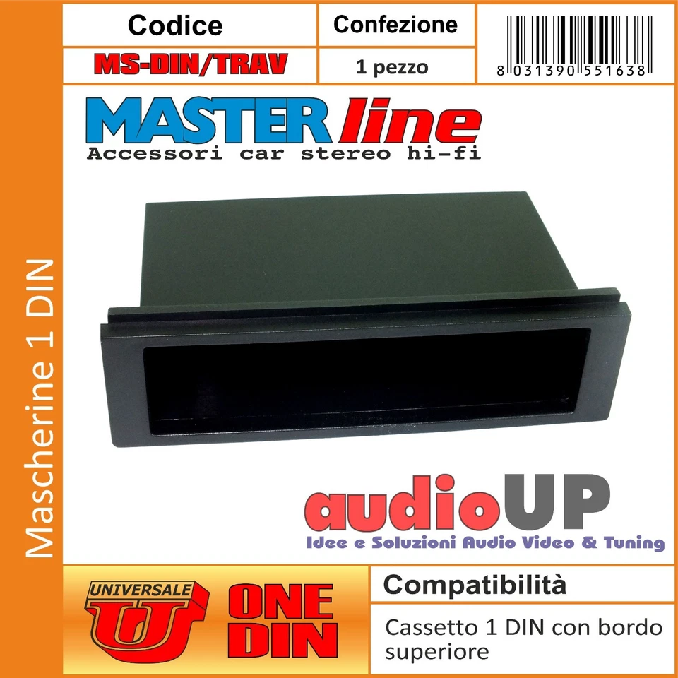 Box Storage Universal For Panel Car Radio Din. Masterline - Image 1 of 1