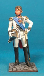 Unmontiert Westfalen, Generalstab, weißes Metall 1/30 Figur Kit VID SOLDATEN - Bild 1 von 8
