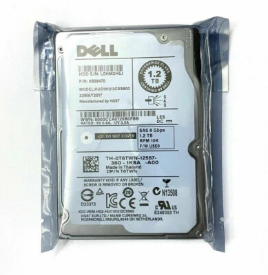 1.2TB 10K 2.5" SAS 6.0GB/s Enterprise HDD HUC101212CSS600 hard drive - Image 1 of 4