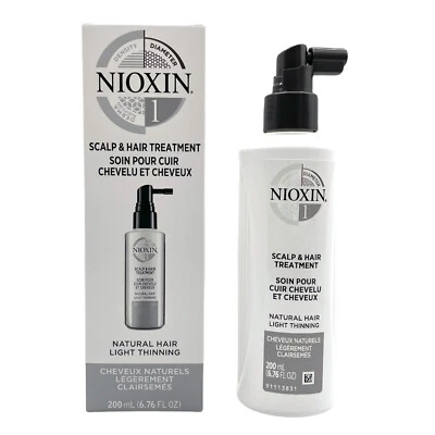 Nioxin System 1 Tratamiento para Cabello Cuero Cabelludo y Adelgazamiento 6.76 OZ NUEVO EN CAJA AUTÉNTICO Foto 1 de 2