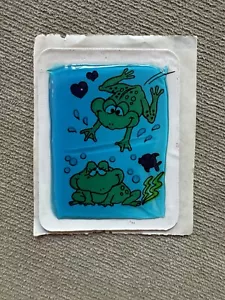 Vintage 1984, Water Stick-Ons Sticker Frogs, Cute, Super Rare HTF - Picture 1 of 4