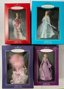 Hallmark Keepsake Holiday Porzellan Barbie Ornamente 2000-2003 - Bild 1 von 2