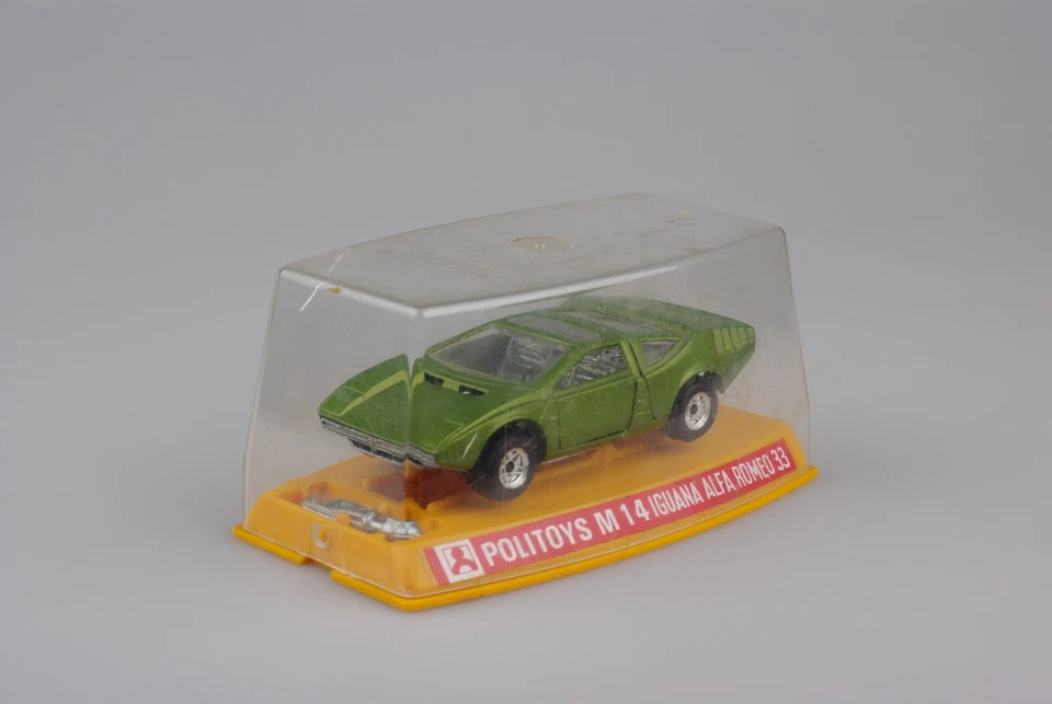 POLITOYS (M14) Alfa Romeo 33 Iguana verde metallizzato - Immagine 1 di 4