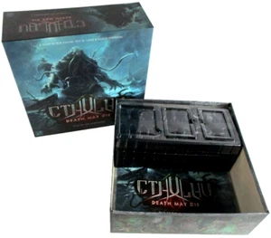 CTHULHU DEATH MAY DIE: Fear Of The Unknown REPLACEMENT BOX & TRAYS C-Mon NEW!! - Picture 1 of 7
