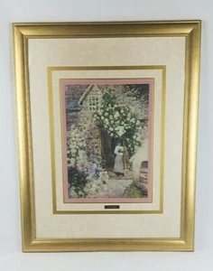 "A Welsh Homestead" ~ David Woodlock Repo ~ Framed/Matted 26" x 32" Oil Painting - Picture 1 of 10