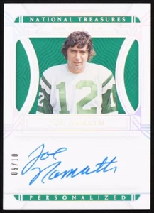 Joe Namath 2021 Panini National Treasures Personalized Holo Silver #PT #09/10 - Bild 1 von 1