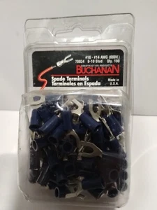 IDEAL BLAUE SPATENKLEMMEN 16-14GA #8-10 NIETEN VINYL ISOLIERTE CRIMPE 100 STCK. 600 V - Bild 1 von 1
