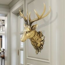 Estatua de cabeza de ciervo Accesorios de decoración del hogar Pared de...