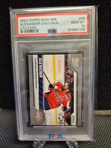 ALEXANDER OVECHKIN 2024 TOPPS NOW #10 NHL GEM MT 10 PSA - Picture 1 of 2