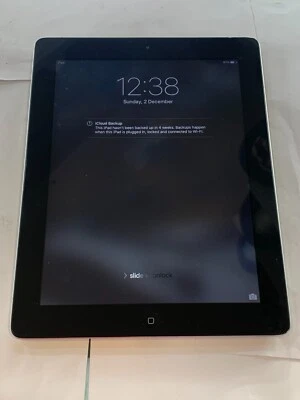 APPLE (A1395) IPAD 2ND GEN 16GB IN BLACK WIFI ONLY - FOR PARTS OR NOT WORKING - Image 1 of 4