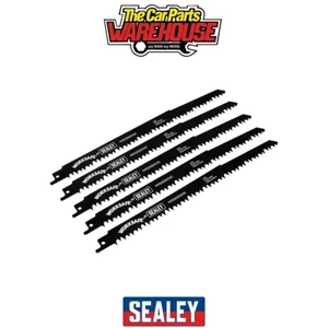 Sealey WRS3029-240 Reciprocating Saw Blade for Wood 240mm 5tpi - Pack of 5 - Picture 1 of 5