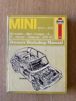 Classic Mini 850 1000 1275 GT Cooper /S Mk1 MK2 1959-69 Haynes Workshop Manual - Image 1 of 4