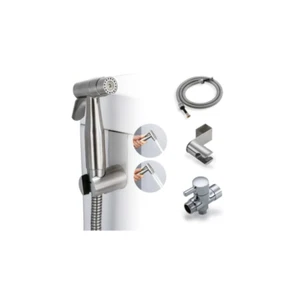 WC Duschkopf Schlauch Bidet Brause Set Doppelfunktion Hygiene Handset - Bild 1 von 15