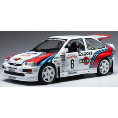 Model Ford Escort RS Cosworth diecast car San Remo Rally 1994 IXO 18RMC104A 1:18 - Image 1 of 4