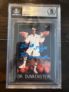 Darrel Griffith 1994 Upper Deck 3x5 Nike Poster Card "Dr Dunkenstein" Auto BAS - Bild 1 von 1