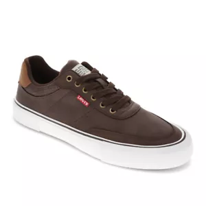 LEVIS MUNRO LOW SCHNÜR SNEAKER TENIS SNEAKER HERREN SCHUHE BRAUN/HELLBRAUN GR. 10,5 NEU - Bild 1 von 5