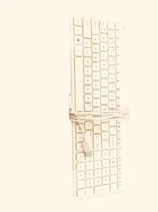 HP USB Wired Keyboard KU-1156 - White - Tested & Working - Great Condition - Picture 1 of 3