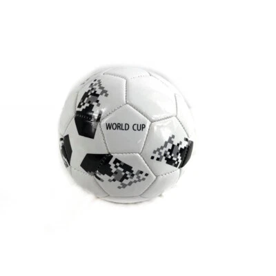 PECETOL White & Black World Cup ALL WEATHER Small Soccer Ball for kids Official Size 2