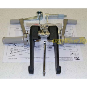 Commands Floorboards Rear Set Tarozzi Steel for Yamaha XJ 600 1984/1988 Made UK - Picture 1 of 2