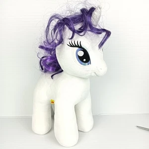 My Little Pony Rarity Build a Bear Unicorn White Purple BAB 17 inch 2014 - Bild 1 von 13