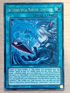DUAD-DE069 Sky Striker Spezialmanöver - Lemnisgate! Ultra Rare YuGiOh! NEU - Bild 1 von 1