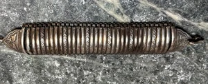 Antico bracciale a maglie con cerniera in argento tribale NEPAL - Foto 1 di 6