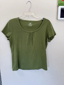 Camiseta deportiva para mujer Jones New York verde manga gorra cuello redondo talla XL - Imagen 1 de 3