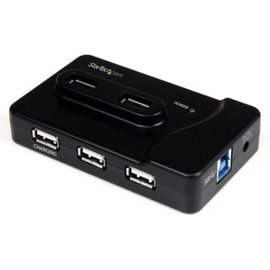 StarTech.com 7 Port USB Hub - 2 x USB 3A, 4 x USB 2A, 1 x Dedicated Charging Por - Bild 1 von 7