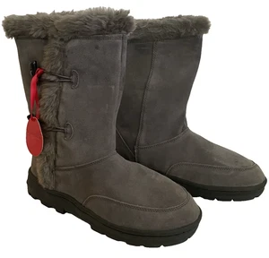 NUEVO CON ETIQUETAS Sonoma Para Mujer Gris Aurora Gamuza Medio Pantorrilla Botas 9 M - Imagen 1 de 7