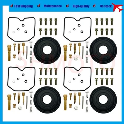 Juego de 4 diafragma kit de reparación de carburador para Kawasaki Zephyr ZR550-B1 1990-1993 Foto 1 de 4