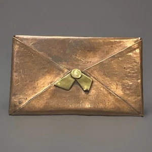 1950's Vintage French Letter Rack, Vintage Hand Made Copper Letter Rack - Picture 1 of 6