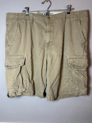 Old Navy Cargo Shorts Mens 40 Khaki Tan Classic Casual Pockets Outdoor Summer - Image 1 of 4