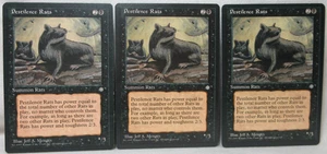 PESTILENCE RATS X3 MAGIC THE GATHERING ICE AGE 1995 MTG Trading Card #634 - Bild 1 von 6
